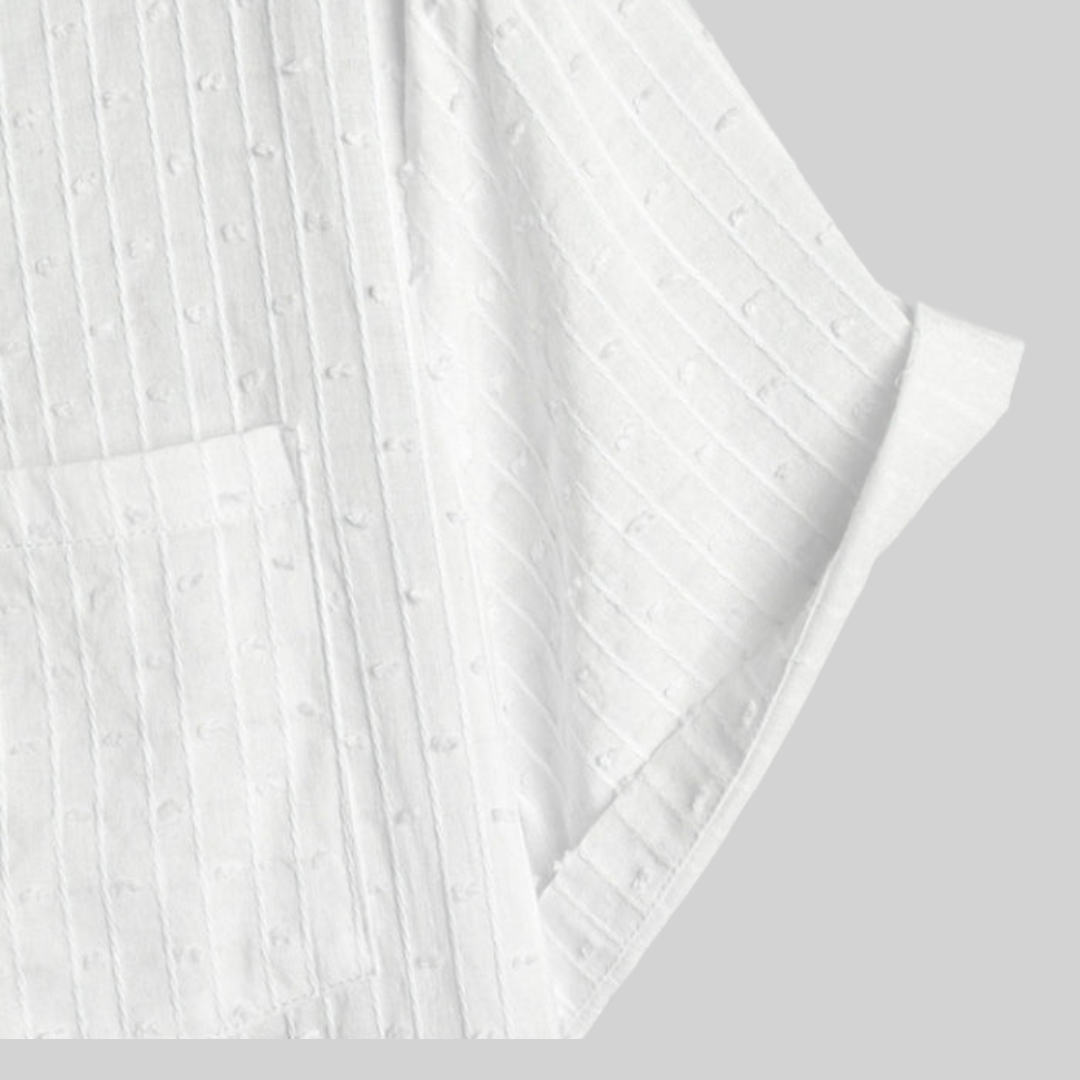 Herrskjorta Casual Tunn Bomull för Avslappnad Stil-4