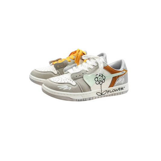 Dam Sneakers Sportiga Andningsbara Polyester-1
