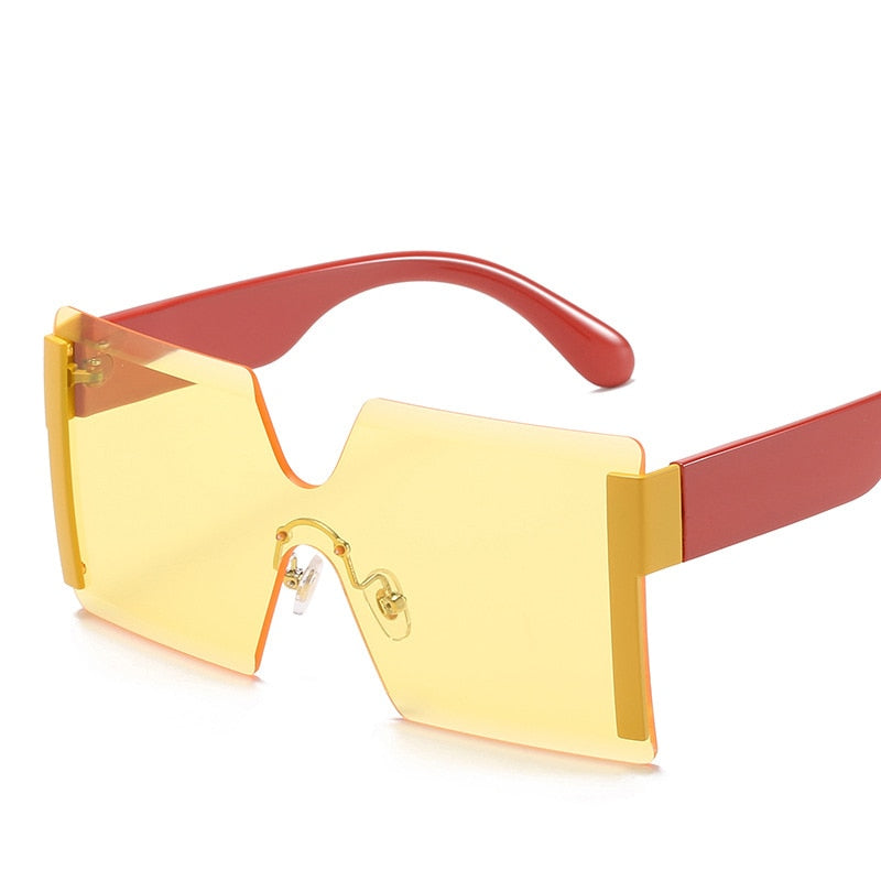Kvadratiska Solglasögon för Unisex med UV400 Skydd – Lätta Plastglasögon för Modern Stil 3