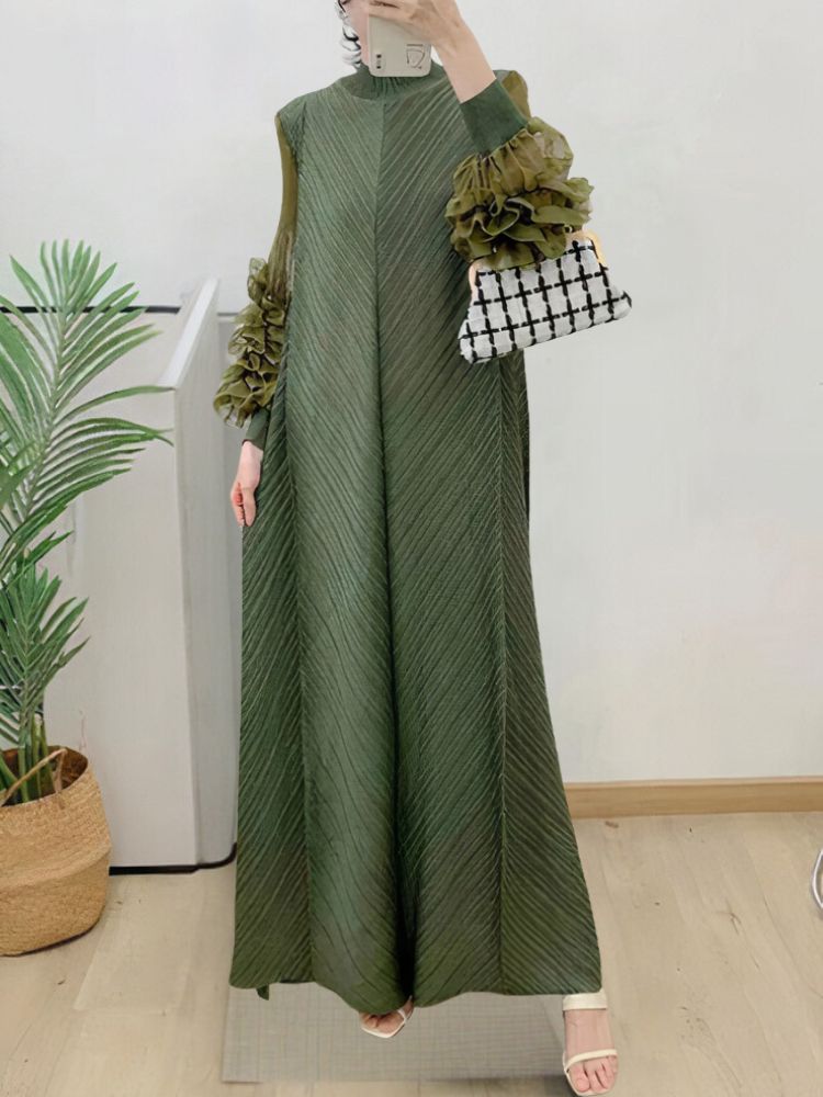 Variant image for Maxiklänning Dam Elegant Polyester Lång Klänning för Vardags och Fest-8