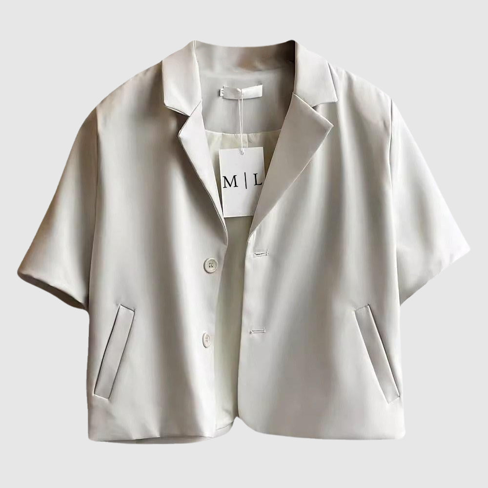 Kvinnors Blazer Modern Stil Högkvalitativt Tyg-4