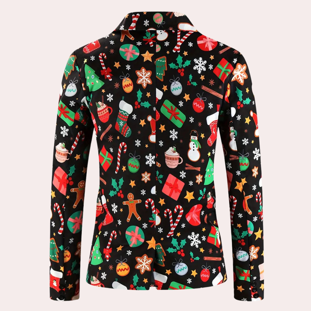 Dam Blazer Festlig Stil Mjuk Tyg Elegant Passform-2