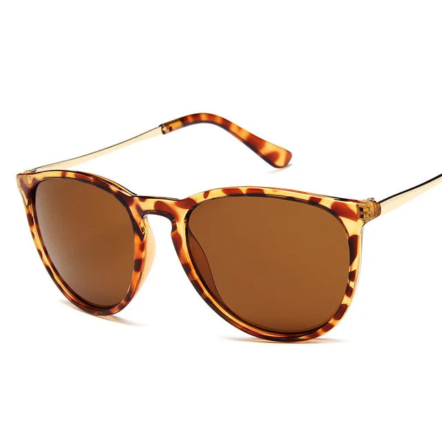 Dam Solglasögon Retro Cat Eye Hållbar Plast med UV-skydd-4