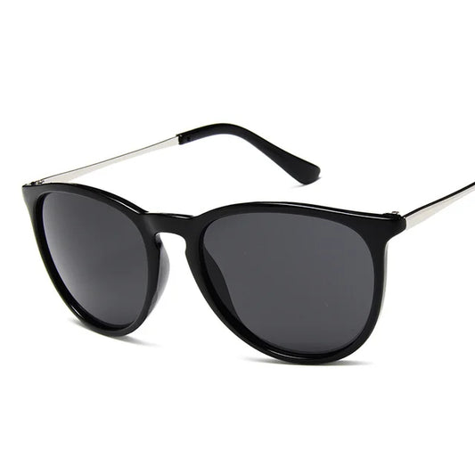 Dam Solglasögon Retro Cat Eye Hållbar Plast med UV-skydd-1