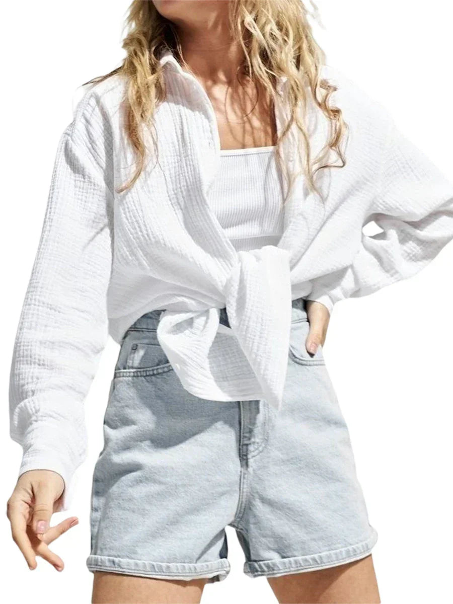 Dam Vinterövertopp Avslappnad Polyester-2