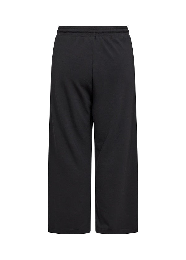 Byxor med Resår i Midjan Dam Lös Passform Modal Polyester Elastan-4