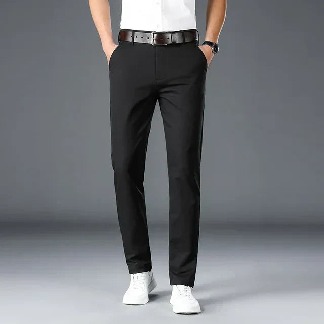 Herrbyxor Modern Stil Andningsbart Material-1