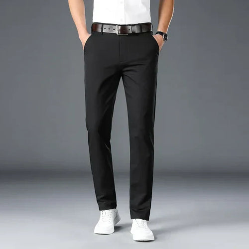 Herrbyxor Modern Stil Andningsbart Material-1