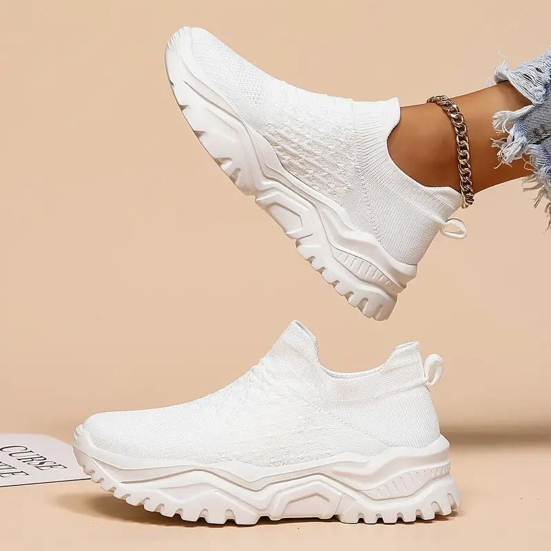 Kvinnors Ortopediska Sneakers Modern Design Syntetmaterial-2