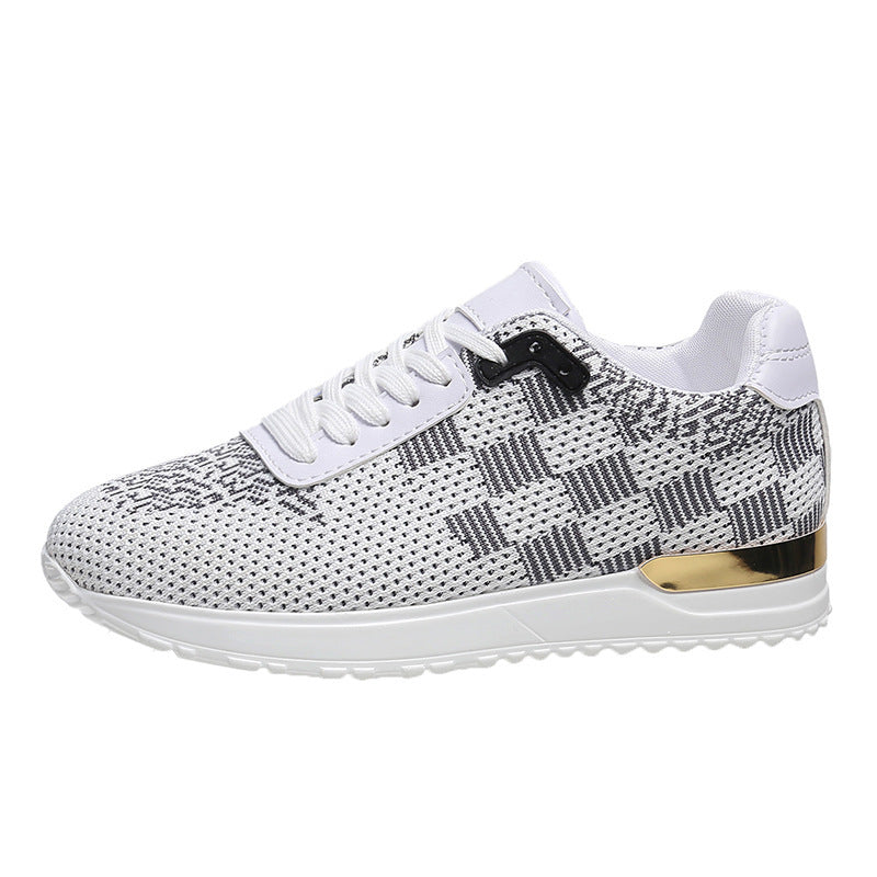 Dam Sneakers Trendigt Design Textil Komfortable Fritidsskor 9