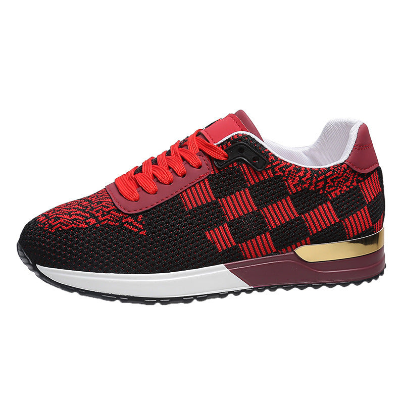 Dam Sneakers Trendigt Design Textil Komfortable Fritidsskor 10