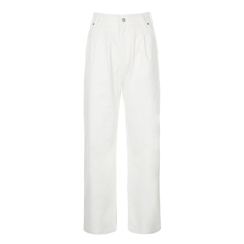 Variant image for Dam Jeans Hög Midja Rak Snitt Stretch Bomull-1