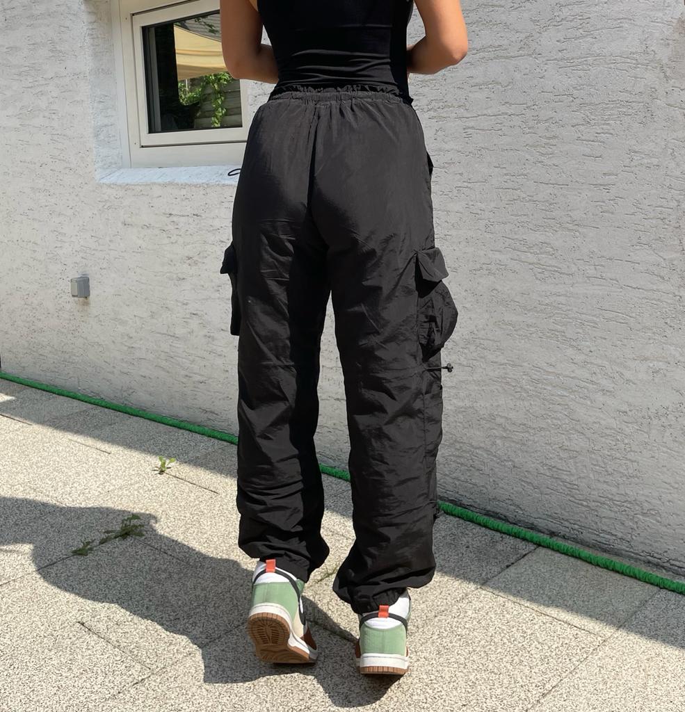 Snygga Byxor Dam Hög Midja Mjuk Bomull Trendig Design 6