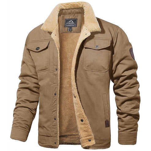 Damjacka Bomberjacka Sherpa Fleece Vindtät-3