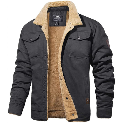 Damjacka Bomberjacka Sherpa Fleece Vindtät-2