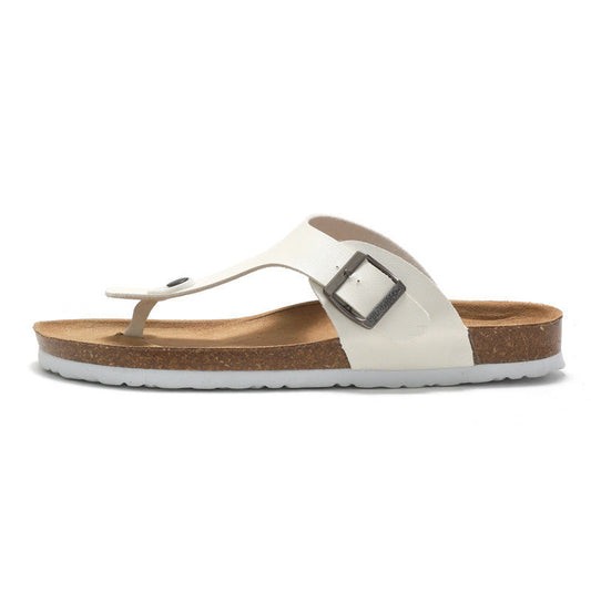 Kvinnors Sandaler TÄavskiljare BekvÀm Syntetiskt LÀder-1