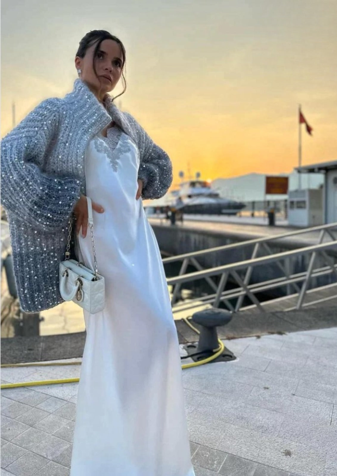 Variant image for Dam Vinter Cardigan Elegant Mjuk Fiber-5