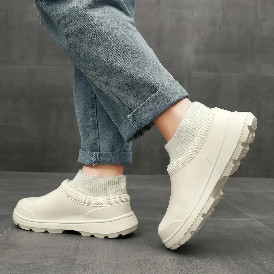 Herrskor Antislip Sula Mjukt Foder Syntetmaterial-3