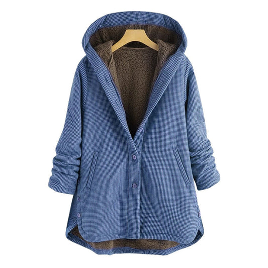 Dam Kappa Vardaglig Stil Polyester LĂ€tt Avslappnad Passform-1