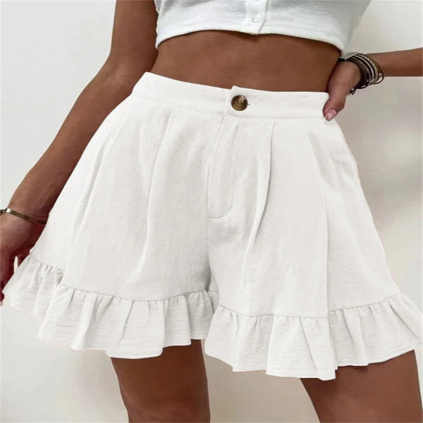 Herr Shorts Bekväm Passform Bomull med Djupa Fickor-6