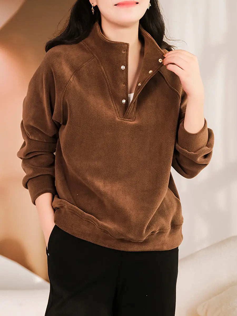 Variant image for Kvinnors Casual Skjorta Enkel Design Mjukt Tyg-4