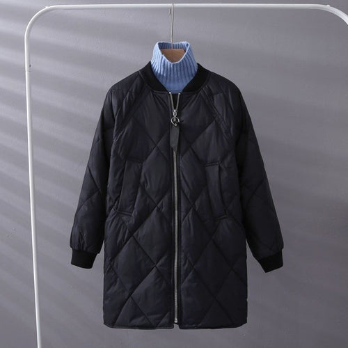 Dam Stepp Mantel Långärmad Bomull Polyester-1