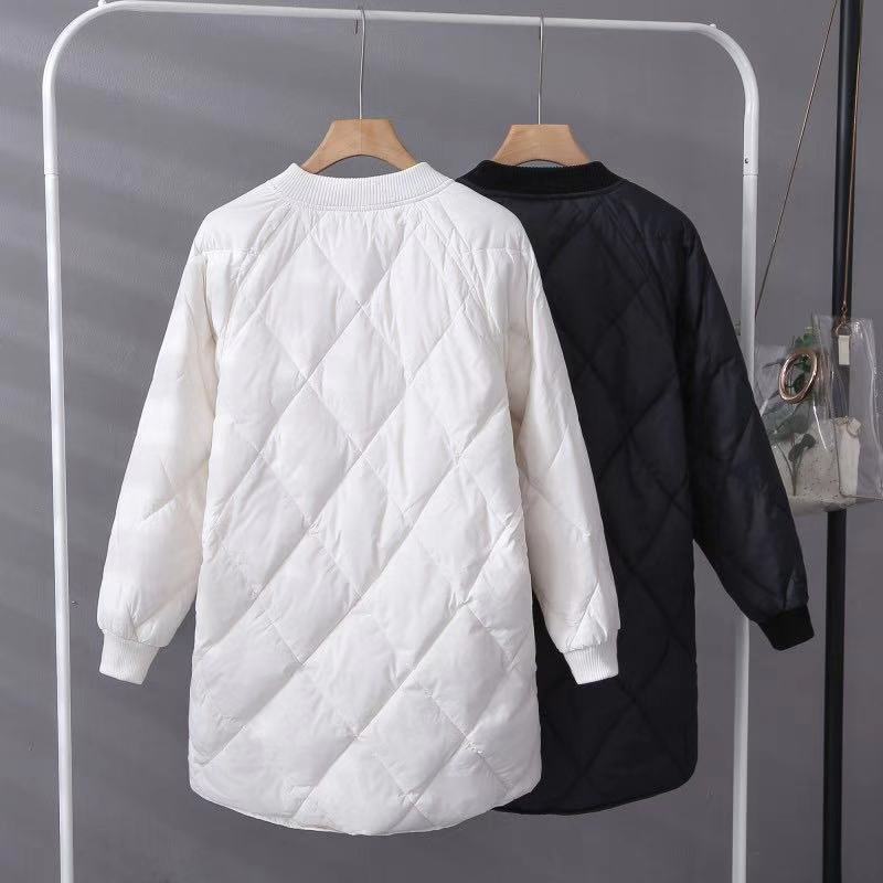 Dam Stepp Mantel Långärmad Bomull Polyester-3