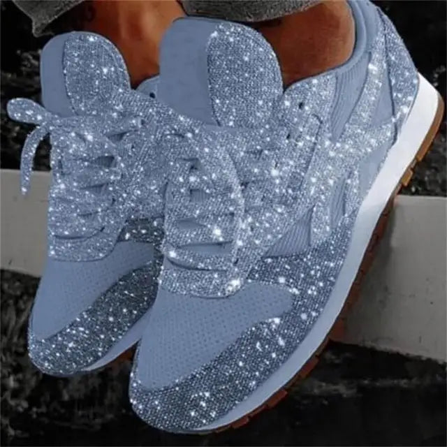 Variant image for Dam Sneakers Glittrande Paljetter Mesh och EVA-46