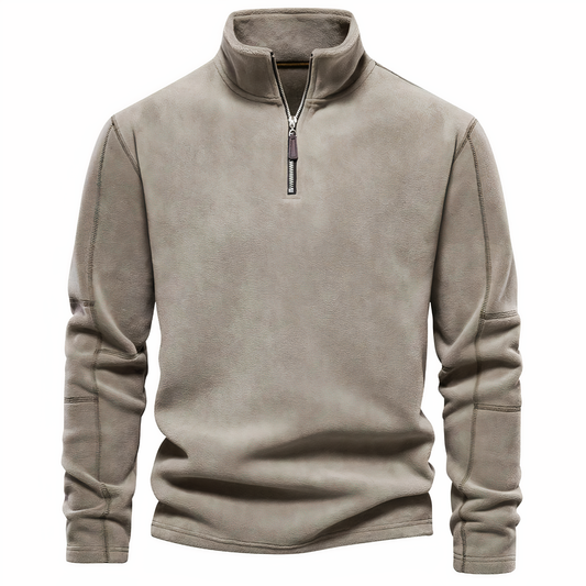 Fleecetröja Dam Med Dragkedja Mjuk Fleece för Komfort och Stil-1