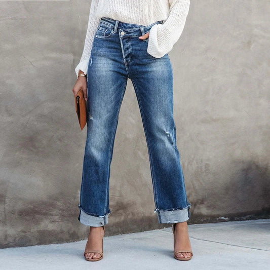 Damjeans Hög Midja Trendig Design i Hög Kvalitet 1
