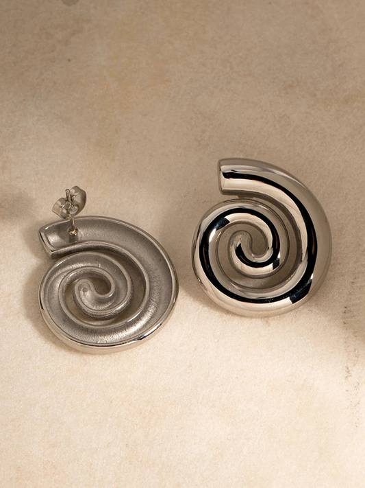 Dam ĂrhĂ€ngen Spiralformade Silver Högkvalitativ Handgjord Design 1