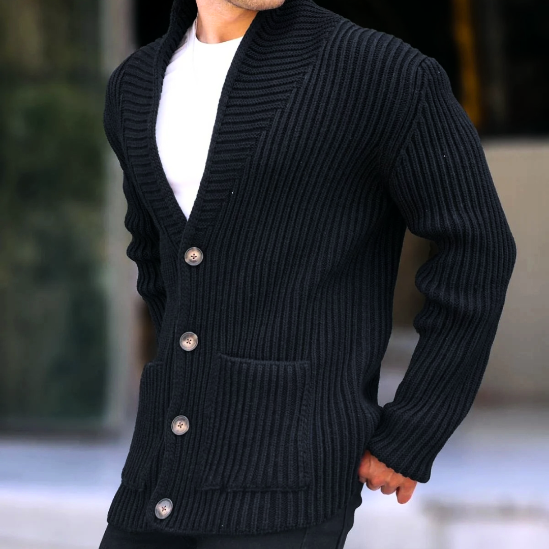 Variant image for Dam Lång Kofta Stickad Akryl Modern Design-15