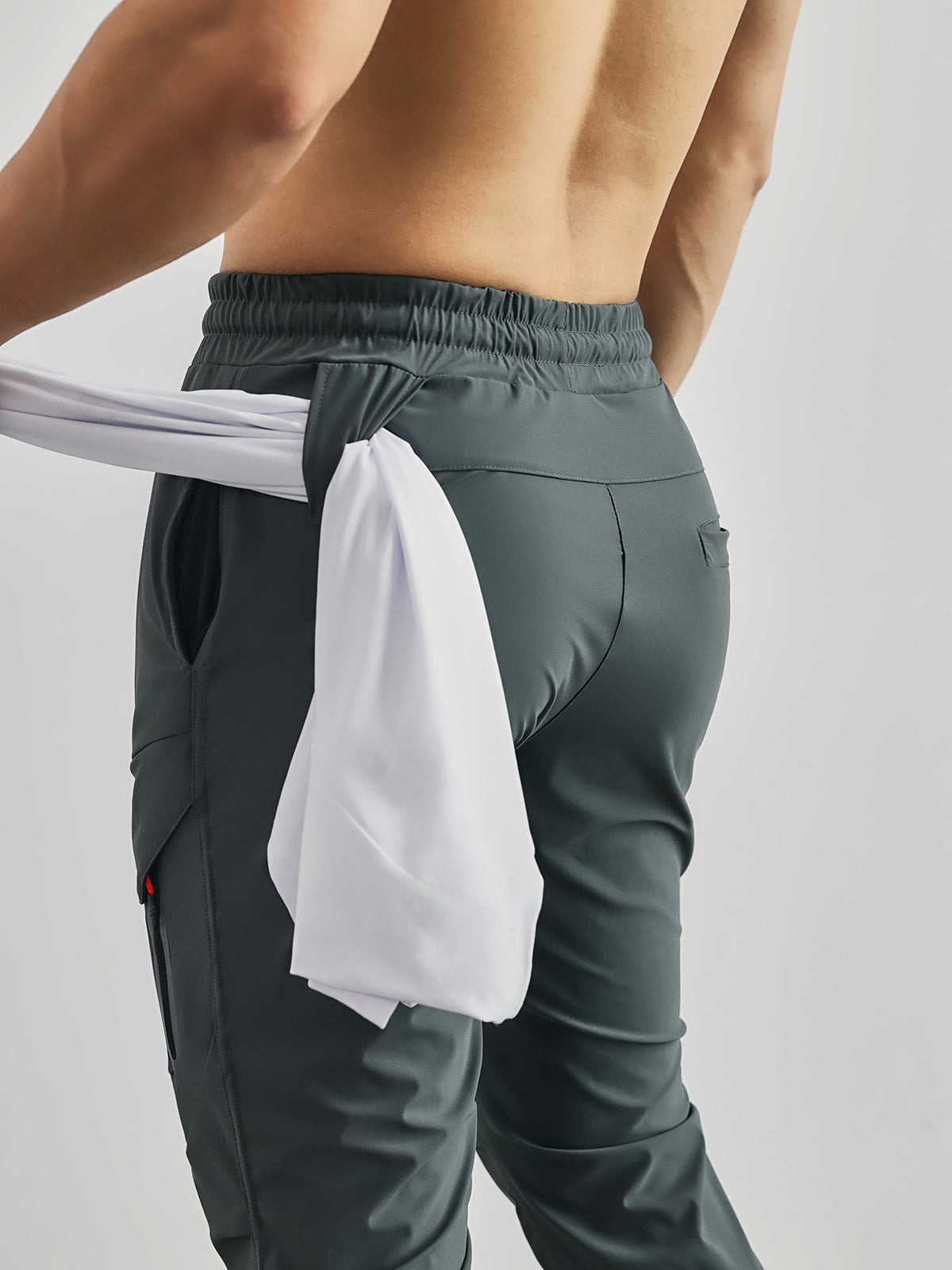 Dam Lastbyxor Urban Stil Mjuk Elastisk Blend-4