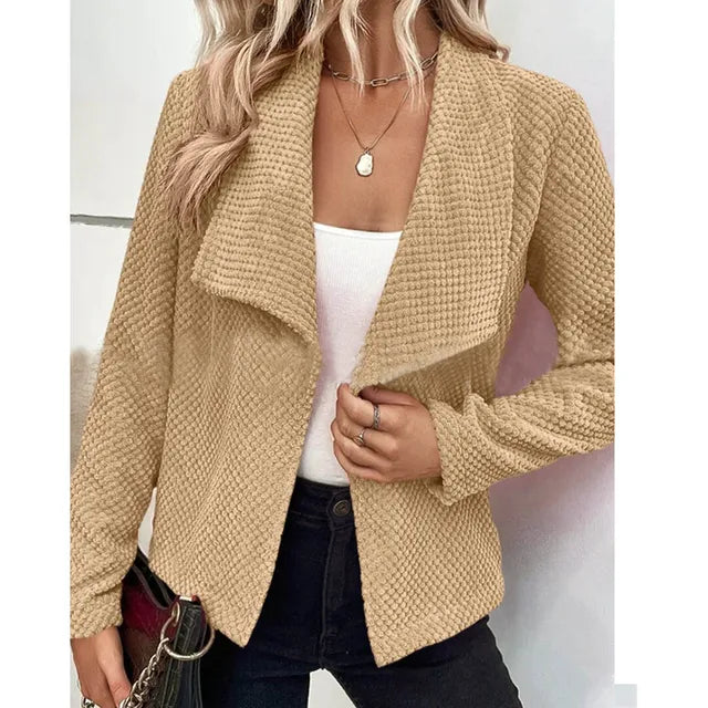 Kvinnors Blazer Skräddarsydd Polyester Viskos Elegant 9