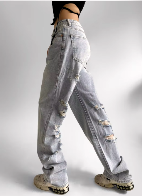 Dam Jeans Loose Fit Raka Ben 100% Bomull 5
