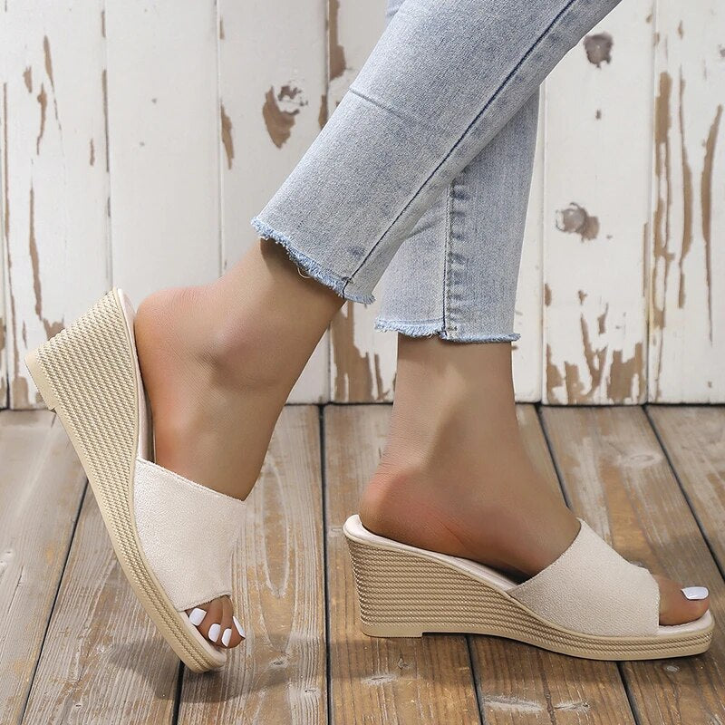 Dam Sandaler Fyrkantig Spets Ergonomisk Design Hållbara Material-4