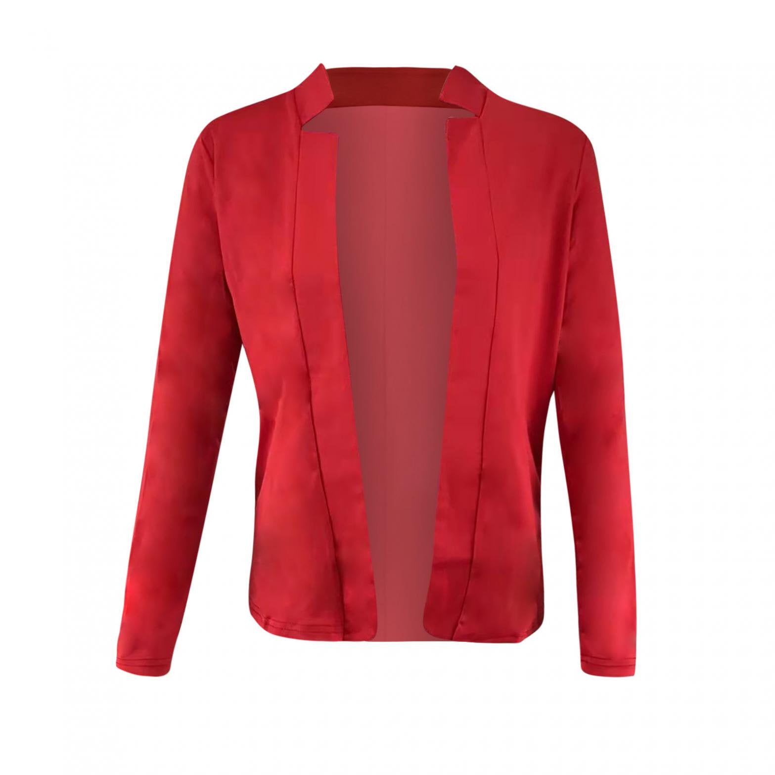 Kvinna Blazer Chic Design Högkvalitativt Tyg 4