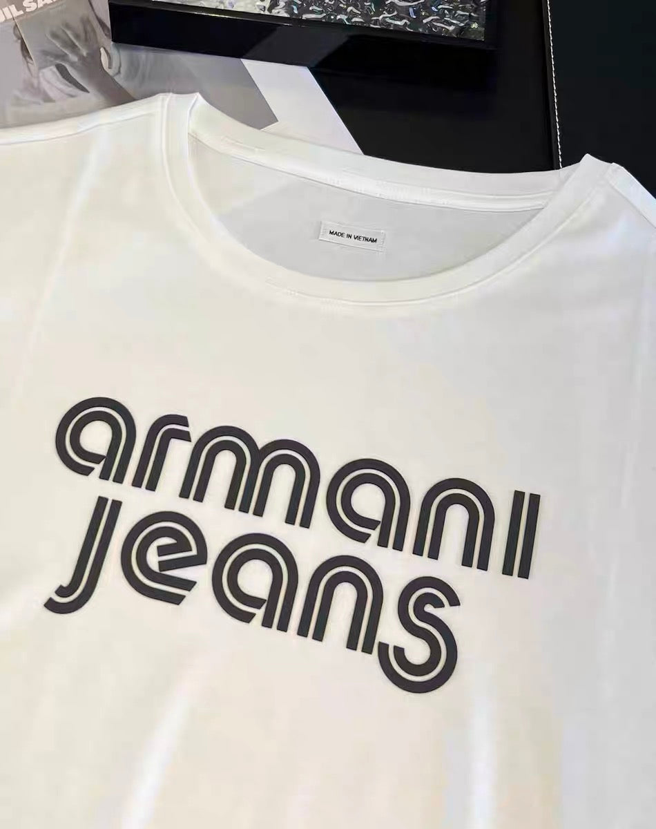 Dam T-Shirt i 100% Bomull med Rundad Hals och Normal Passform – Svart och Vit, Storlek L och XL 2