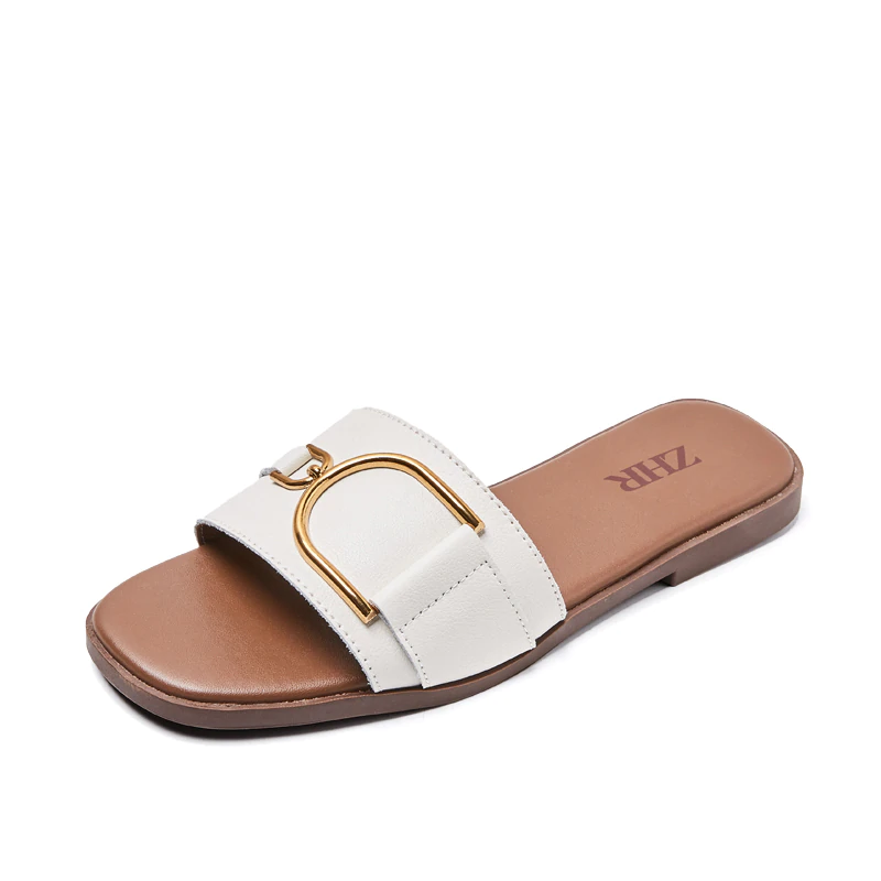 Dam Sandaler Låg Klack Mikrofiberläder för Skor Dam-4