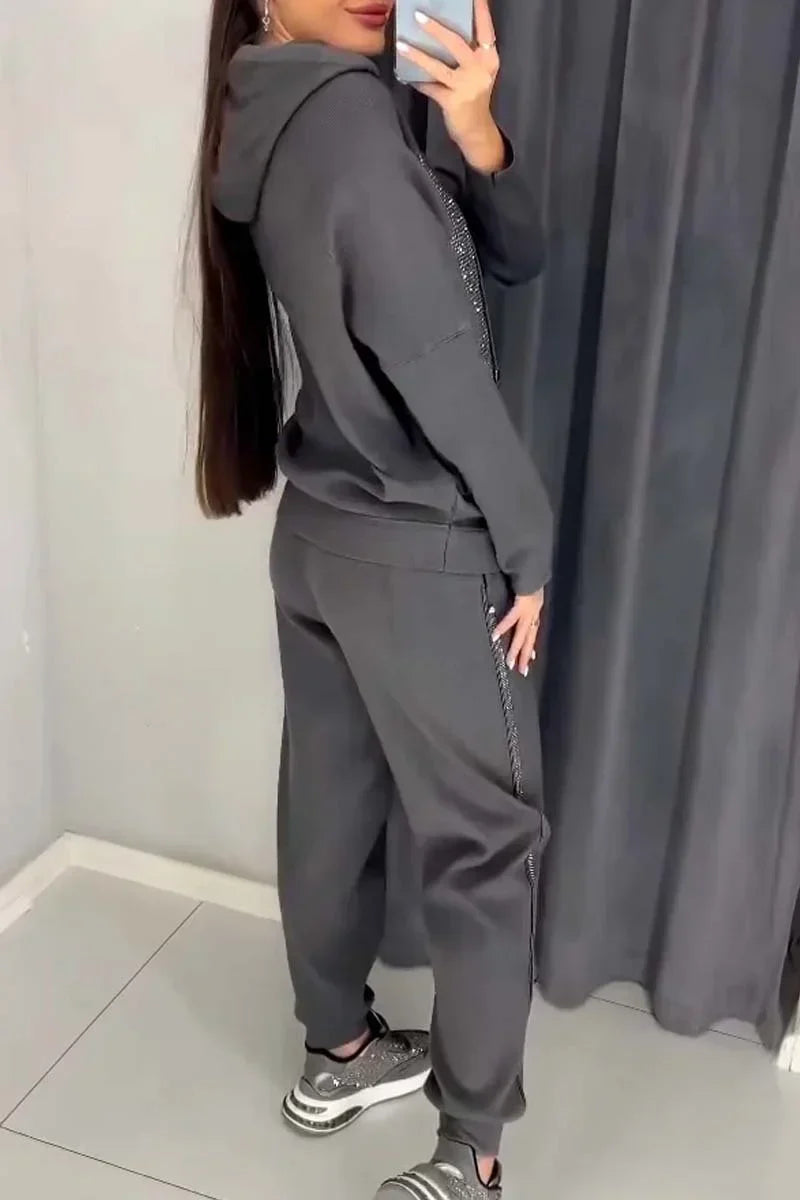 Dam Sportuppsättning Modern Design Polyester Elastan-3