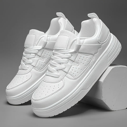 MĂ€ns Sneakers Plattform Casual PU Tyg-1
