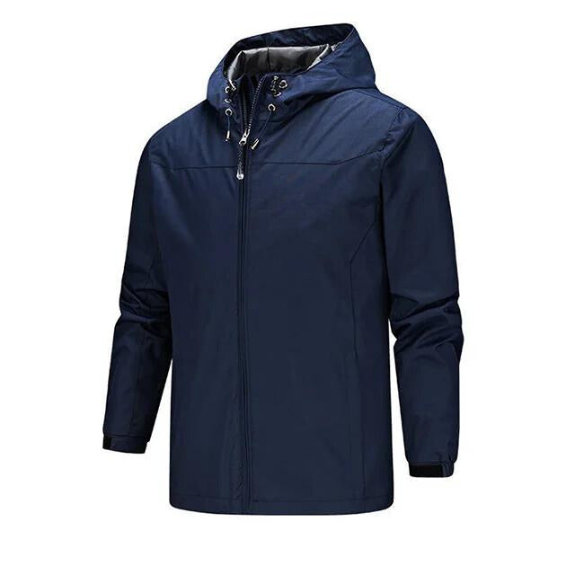 Variant image for Herr Regnjacka Klassisk Stil Vattentålig Polyester-17