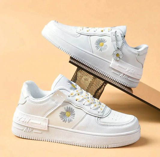 Dam Sneakers Retro Stil Högkvalitativt Material Komfort Skor-1