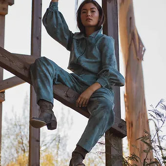 Snygga Byxor Dam Hög Midja Corduroy-2