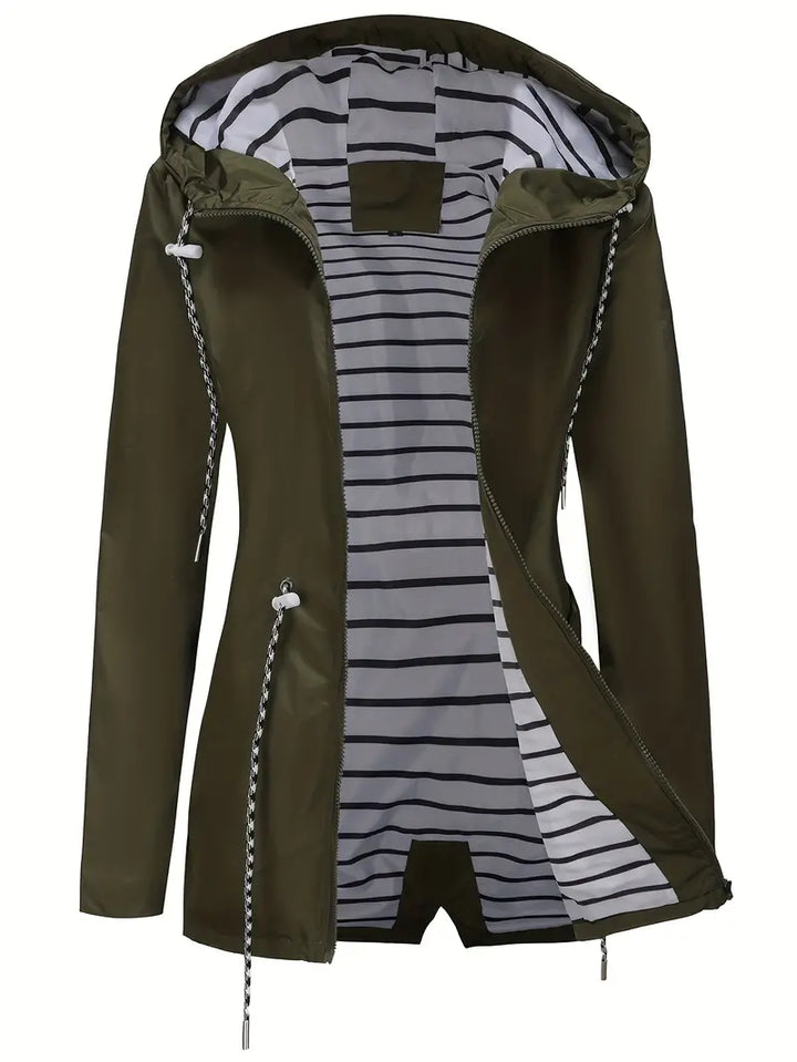 Variant image for Damjacka Zip-Up med Foder för Kalla Höst- och Vinterdagar-22