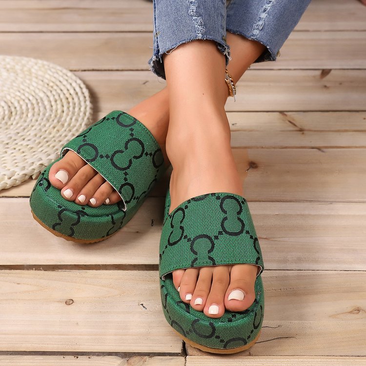 Dam Sandaler Lätta Syntetiska för Strand och Sommar-6