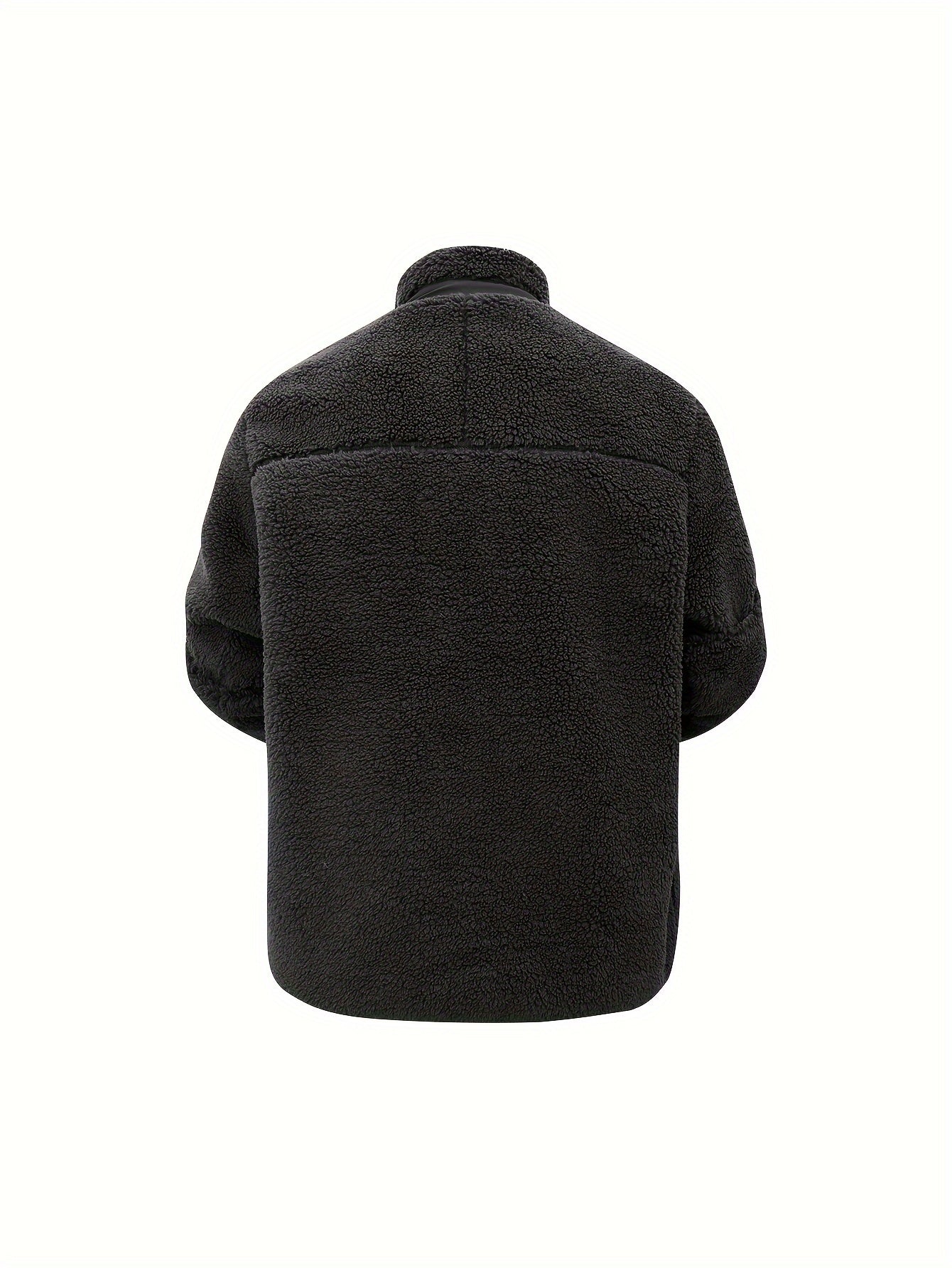 Dam Vinterjacka Teddy Högkrage Fleece för Kalla Dagar-6