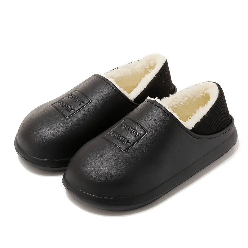 Variant image for Dam Tofflor Plysch Bekväma och Varma Slip-On Design-6