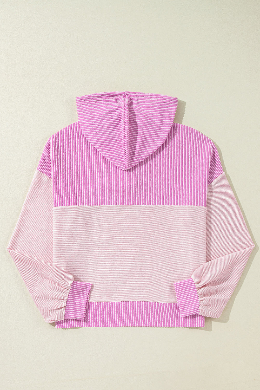 Lång Hoodie Dam Klassisk Elegant 80% Bomull 20% Polyester-4