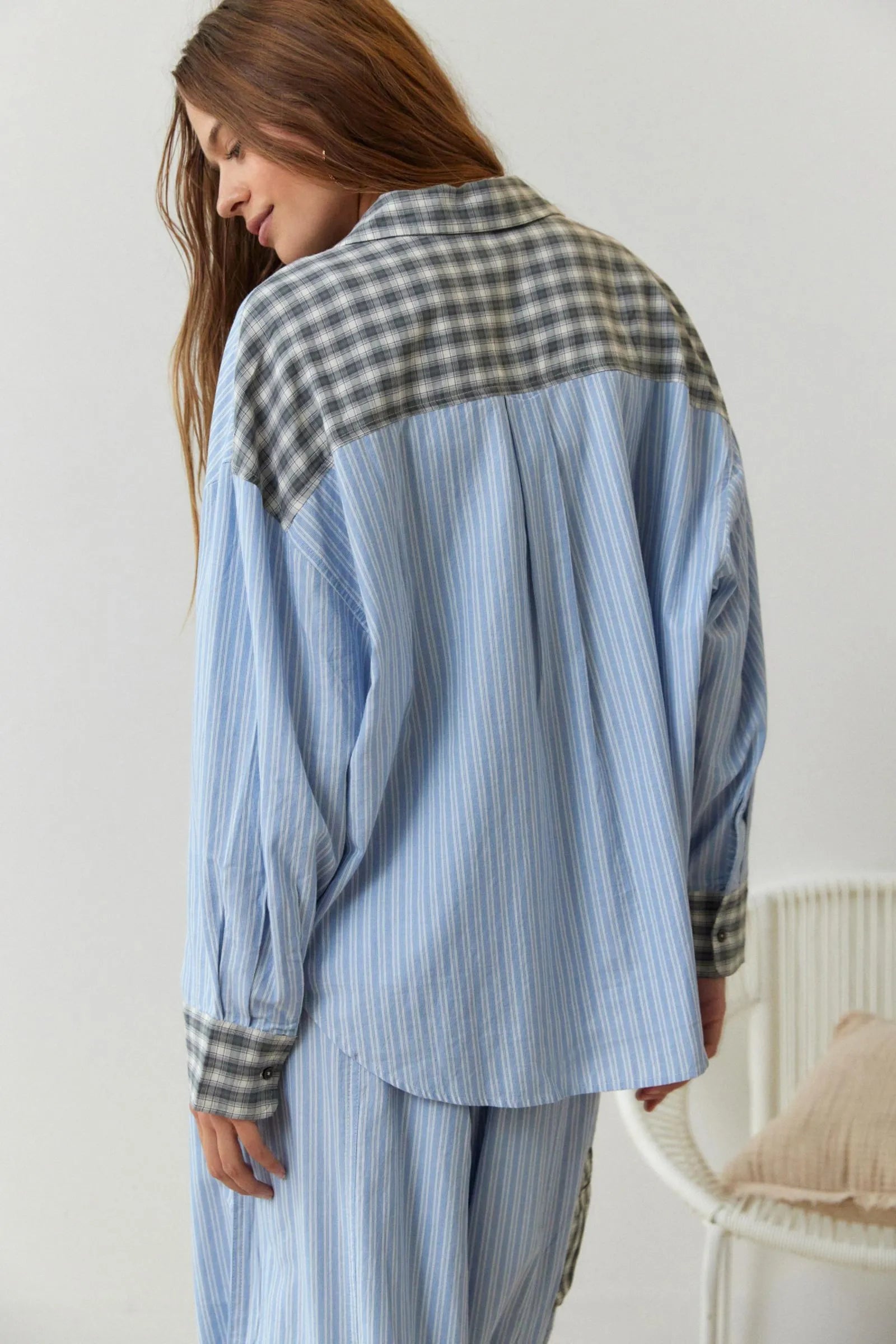 Dam Pyjamas 2-delad Vintage Stil Polyester-2